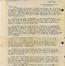 Letters home WWI, Perry Burns, Fall City WA